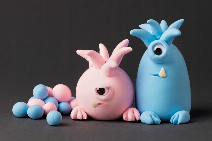 108 szt - Plastelina SENSO GLINA POLIMEROWA piankowa PIANKOLINA DLA DZIECI