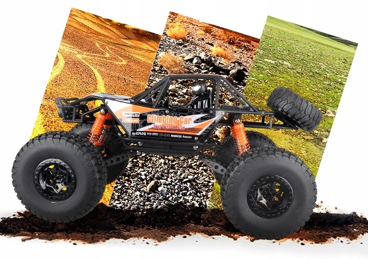 SAMOCHÓD ZDALNIE STEROWANY CRAWLER WIELKI 48CM TERENOWY 4X4 PILOT AUTO RC