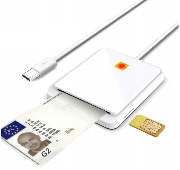 Czytnik karty kierowcy micro-USB telefon z PROGRAM