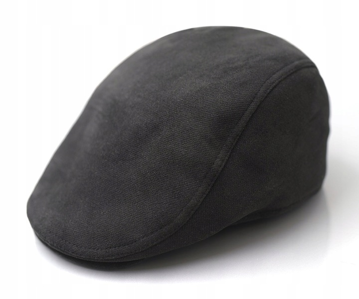 Kaszkiet męski ocieplany elegancka czapka wełna