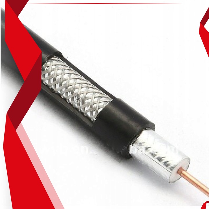 Kabel Koncentryczny Wtyk F-Wtyk F 15M Zewnętrzny