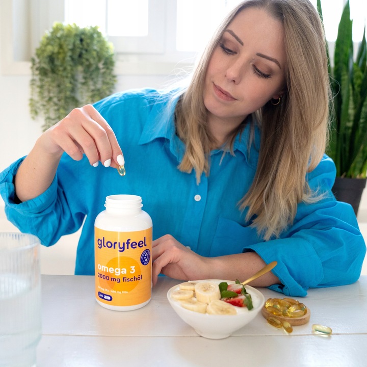 OMEGA 3 DHA EPA W WYSOKICH DAWKACH 2000mg na 260 kapsułek gloryfeel