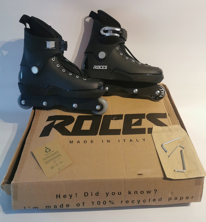 Łyżworolki Roces M12 UFS czarne r.41/ 41,5