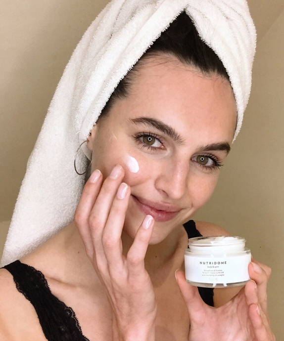 KREM do TWARZY na dzień NAWILŻAJĄCY olejem MAKADAMIA regeneracja NUTRIDOME