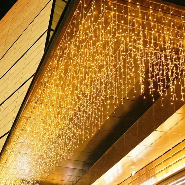 SOPLE 500 LED LAMPKI ZEWNĘTRZNE IP44 STAŁE + FLASH KURTYNA ŚWIETLNA GRUBE