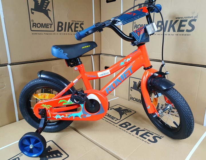 Rower rowerek dziecięcy dla chłopca Romet Tom 12 Czerwony