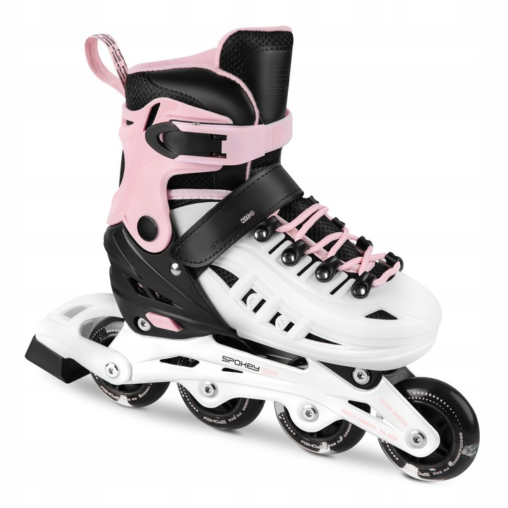 SPOKEY 4w1 Łyżworolki Rolki Łyżwy Hokejowe Regulowane Dziecięce Kółka LED