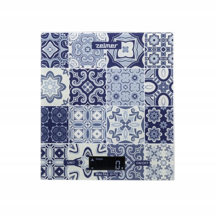 Waga kuchenna elektroniczna ZELMER ZKS1100C 5 kg LCD szkło wzór