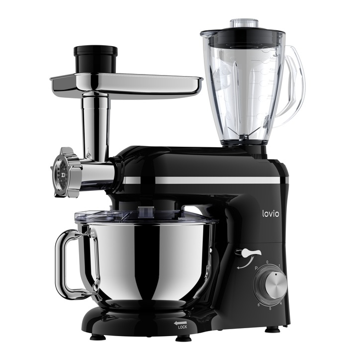 Robot kuchenny Blender Lovio LVSTM02PBK 1900 W Czarny Misa 6,2L