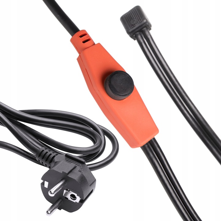 KABEL GRZEWCZY Z TERMOSTATEM DO INSTALACJI UPRAW SZKLARNI LICZNIKÓW 3,8M