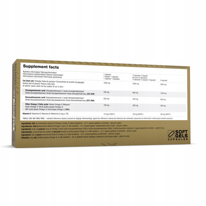 OLIMP GOLD OMEGA 3 SPORT EDITION 90 kaps ZDROWIE