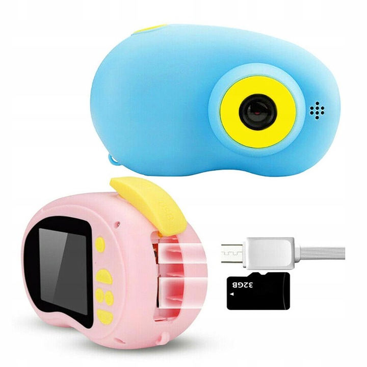 APARAT FOTOGRAFICZNY DLA DZIECI, KAMERA HD, GRY