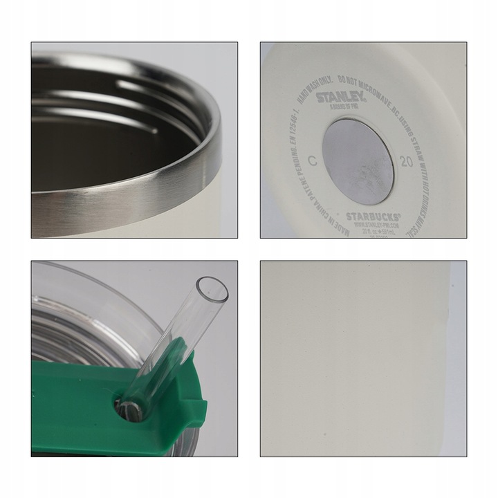 KUBEK TERMICZNY DO KAWY NA WYNOS, KUBEK PODRÓŻNY BUTELKA NA WODĘ 591 ML