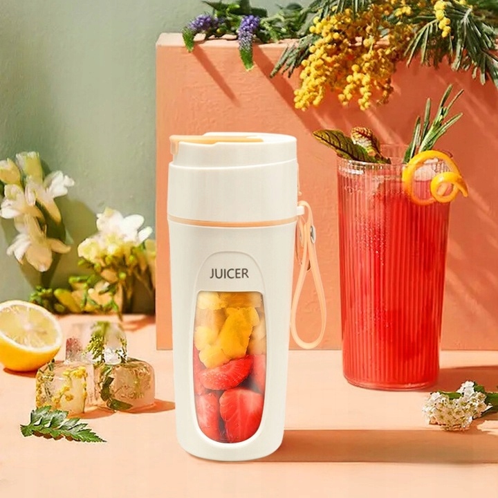 BEZPRZEWODOWY PRZENOŚNY BLENDER TURYSTYCZNY 360ML- Prezent Dla Taty
