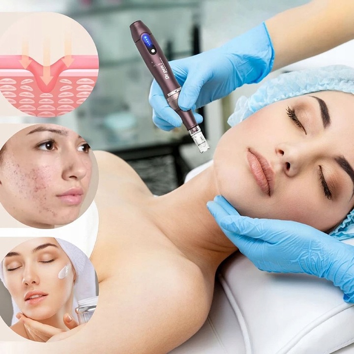 Dr Pen Ultima A10-W + 20 Kartridży BEZPRZEWODOWY Dermapen do mezoterapii