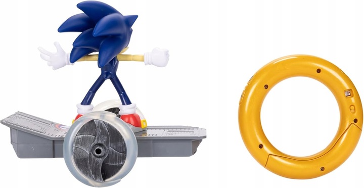 JAKKS ZESTAW SONIC THE HEDGEHOG FIGURKA NA ZDALNIE STEROWANYM POJEŹDZIE