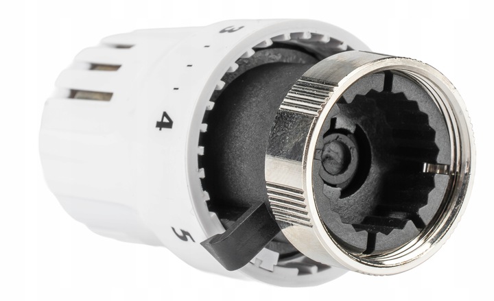 ZESTAW TERMOSTATYCZNY PROSTY ZAWORY FI 1/2" GŁOWICA TERMOSTATYCZNA KOMPLET