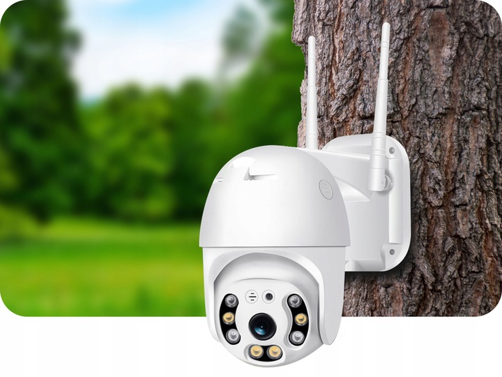 KAMERA WIFI IP SMART OBROTOWA ZEWNĘTRZNA 1080p FULL HD 2MP ZOOM 4x DETEKCJA