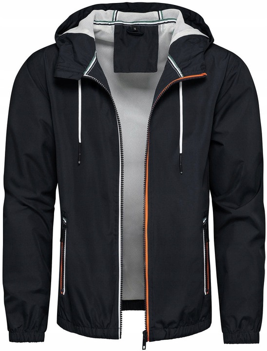 Męska kurtka wiosenna wiatrówka XL