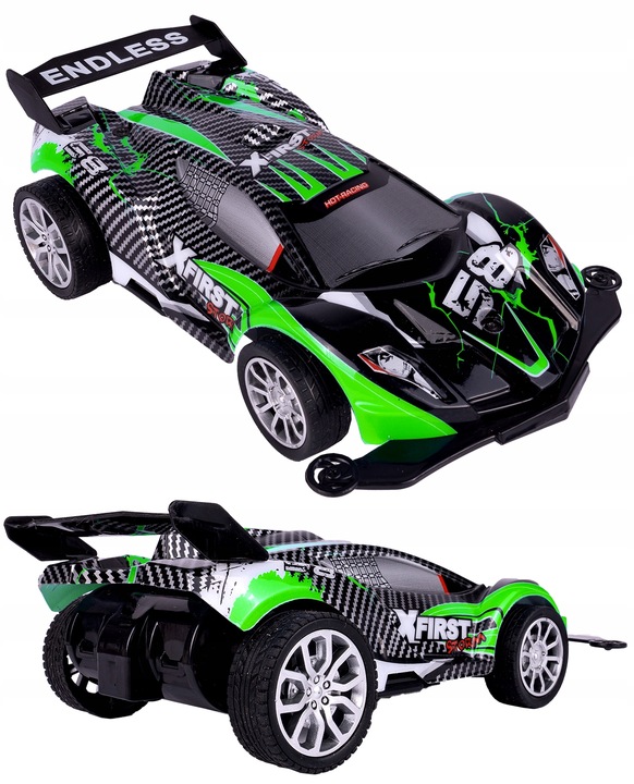 SAMOCHÓD WYŚCIGOWY AUTO ŁADOWARKA ZDALNIE STEROWANY WYSCIGÓWKA USB KASKADER