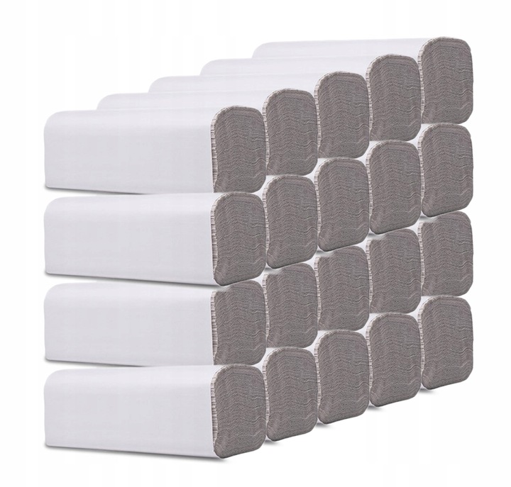 RĘCZNIKI Papierowe RĘCZNIK Papierowy SZARY ZZ 4000 LISTKÓW do podajnika