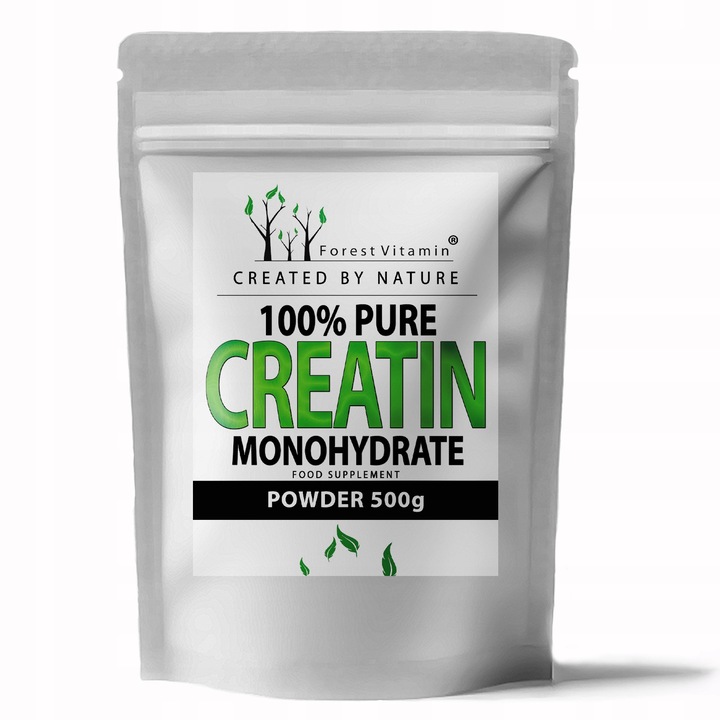 PURE CREATINE 500g KREATYNA MONOHYDRAT SIŁA MASA