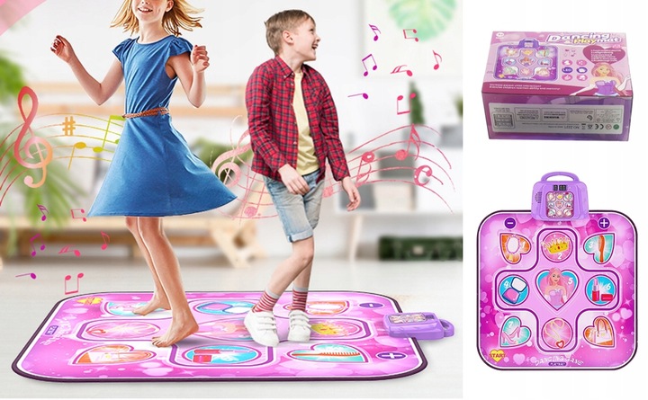 KSIĘŻNICZKA MATA INTERAKTYWY DO TAŃCA MUZYCZNEGO DLA DZIECI 6 TRYBÓW 90cm