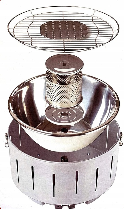 Automatyczny Grill Węglowy Bezdymny +Torba + Baterie