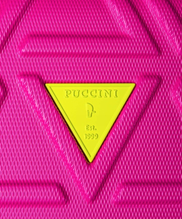 PUCCINI Zestaw WALIZEK Podróżnych Duża Średnia Kabinowa 3w1 ABS ABS018 3A