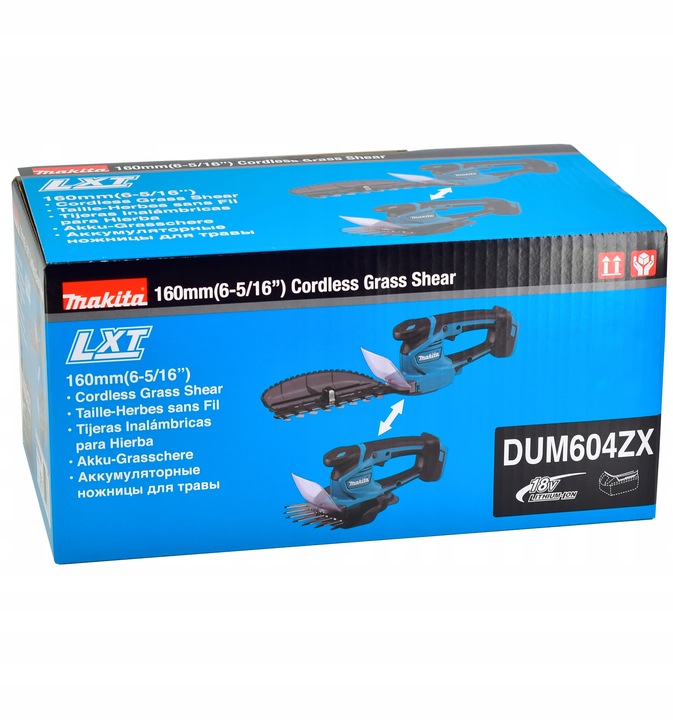 Nożyce 2w1 do trawy żywopłotu Makita DUM604ZX 18V LXT Uniwersalne