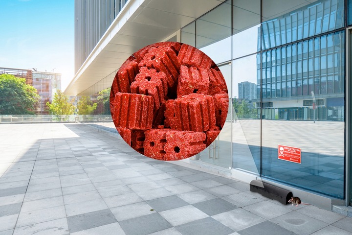 ULTRA MOCNA TRUTKA KOSTKA NA MYSZY I SZCZURY RATIMOR 3KG BROMADIOLONE