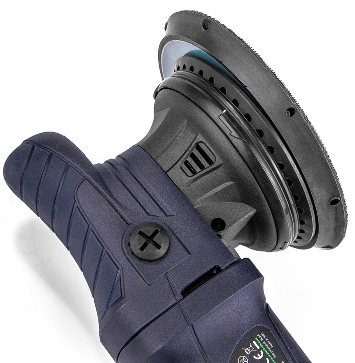 POLERKA SAMOCHODOWA 1500W MIMOŚRODOWA Z REGULACJĄ OSCYLACYJNA + GĄBKI +PADY