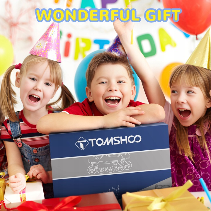 ROLKI DZIECIĘCE REGULOWANE Z KÓŁKAMI PODŚWIETLANYMI S NIEBIESKI