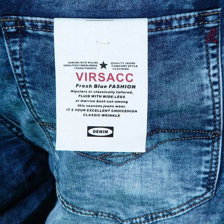 SPODNIE MĘSKIE JOGGER JEANS W35 ROZMIAR XL