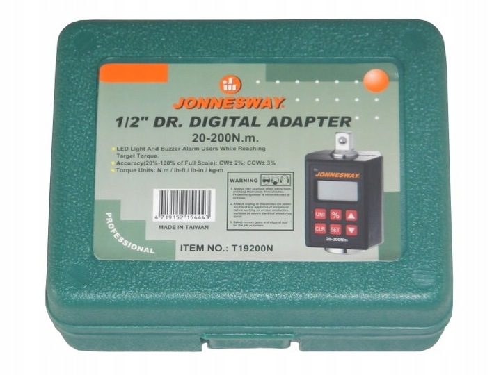Adapter dynamometryczny elektroniczny 20-200Nm T19200N Jonnesway
