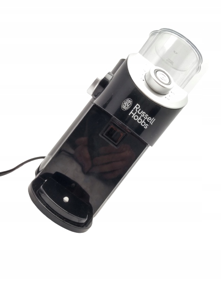 MŁYNEK DO KAWY ŻARNOWY ELEKTRYCZNY RUSSELL HOBBS CZARNY MOC 140 W MOCNY