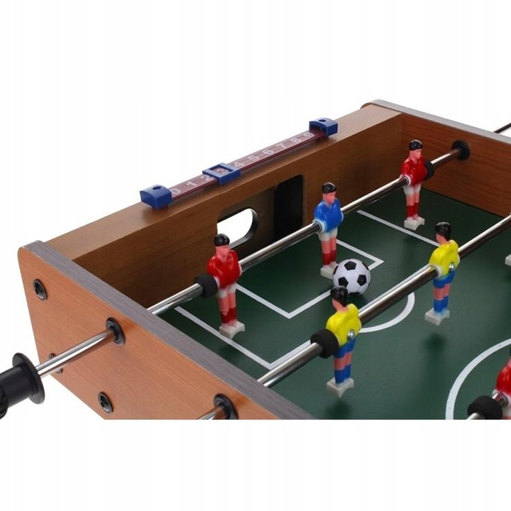 Piłkarzyki Stołowe Stół do Piłkarzyków Piłka Nożna 18 Zawodników 62 cm