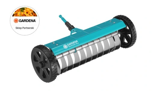 Wertykulator na kółkach do oczyszczania trawnika po zimie 3395 Gardena