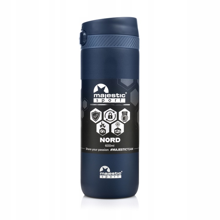 Kubek Termiczny Majestic Sport Nord 600 ml Granatowy