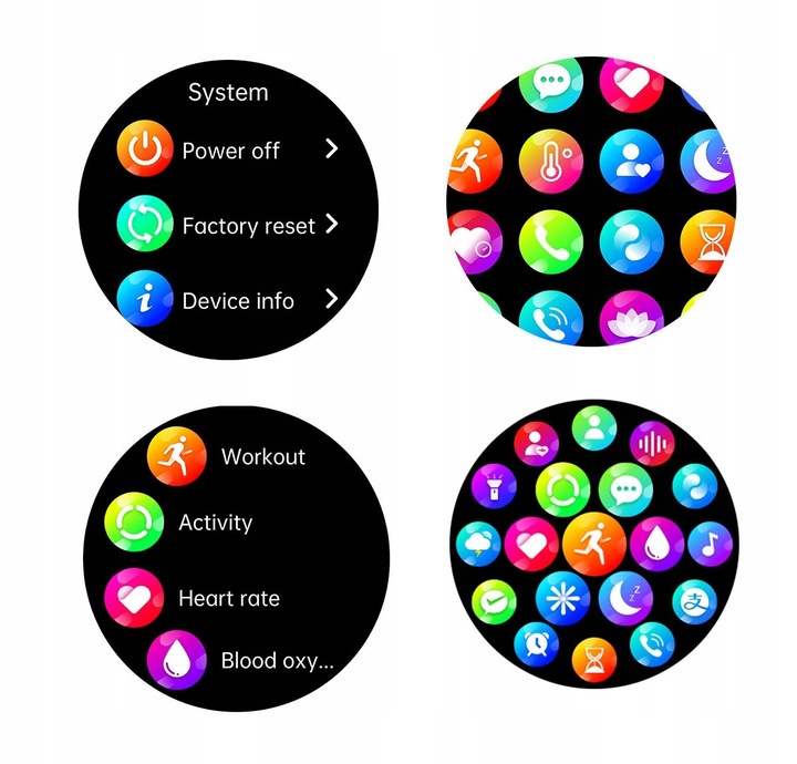 SMARTWATCH ZEGAREK TEMPERATURA CIAŁA POMIAR CUKRU GLUKOZA 3 PASKI HRV EKG