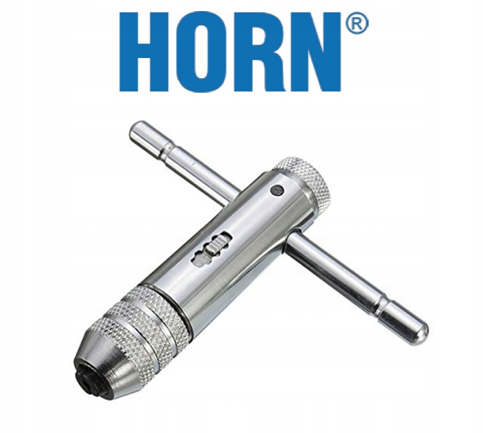 pokrętło do gwintowników z grzechotką M3-8 HORN
