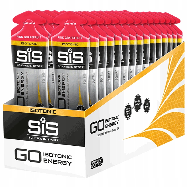 SIS GO ISOTONIC GEL ŻEL ENERGETYCZNY 30x60ml Grejpfruit | Grapefruit