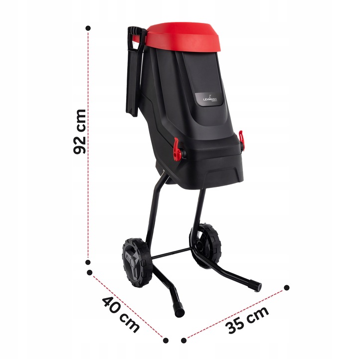 ROZDRABNIACZ DO GAŁĘZI RĘBAK ELEKTRYCZNY MOCNY SAMOZASYSAJĄCY 3600W + TORBA