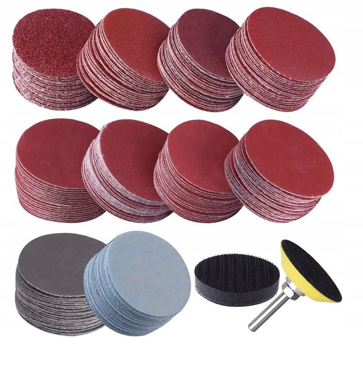 Papier ścierny dysk pad 200szt 50mm 6,35 g 80-3000