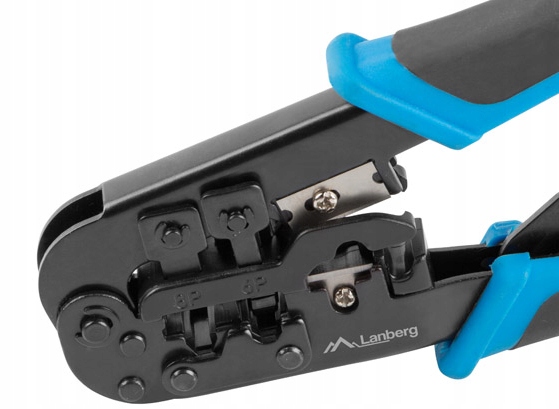 Zaciskarka ZACISKACZ wtyków RJ45 LAN 3w1 RJ45 RJ11 Rj12 ściągacz do skrętki