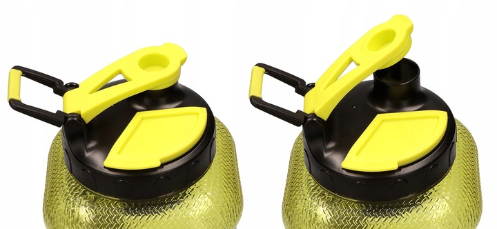 WATER JUG NA WODĘ BIDON BUTELKA Z MIARKĄ 1,89l WBUDOWANY POJEMNIK hiro