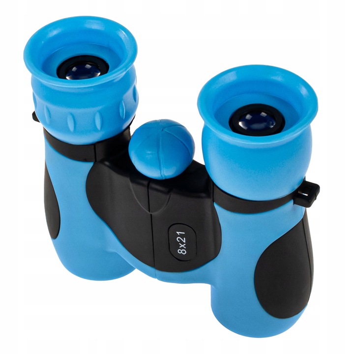 LORNETKA TURYSTYCZNA DO OBSERWACJI DLA DZIECI NIEBIESKA DZIEŃ NOC 8X21 ETUI