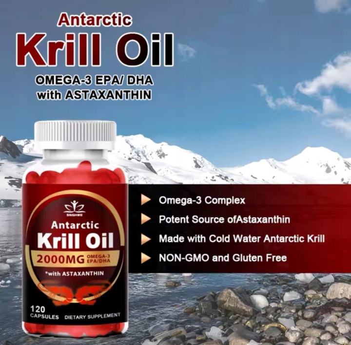 OLEJ Z KRYLA 2000MG OMEGA 3 EPA/DHA 120 KAPSUŁEK