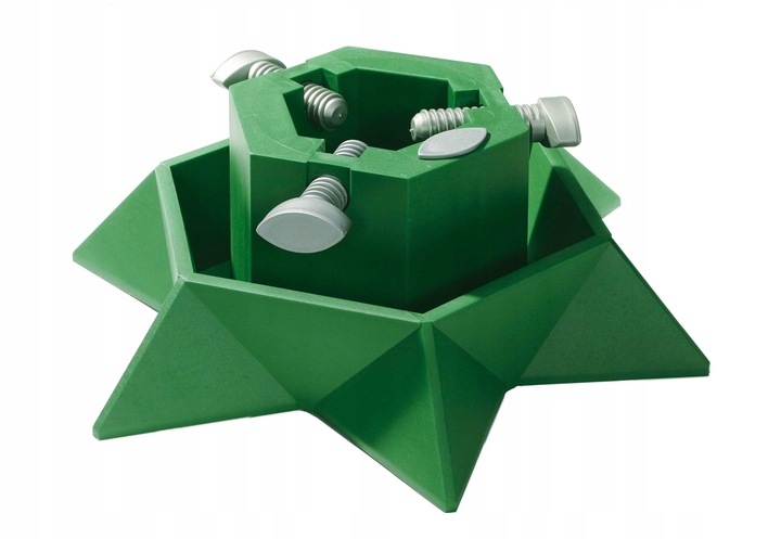 STOJAK CHOINKOWY GWIAZDA DLA CHOINEK DO 2 METRÓW ZIELONY