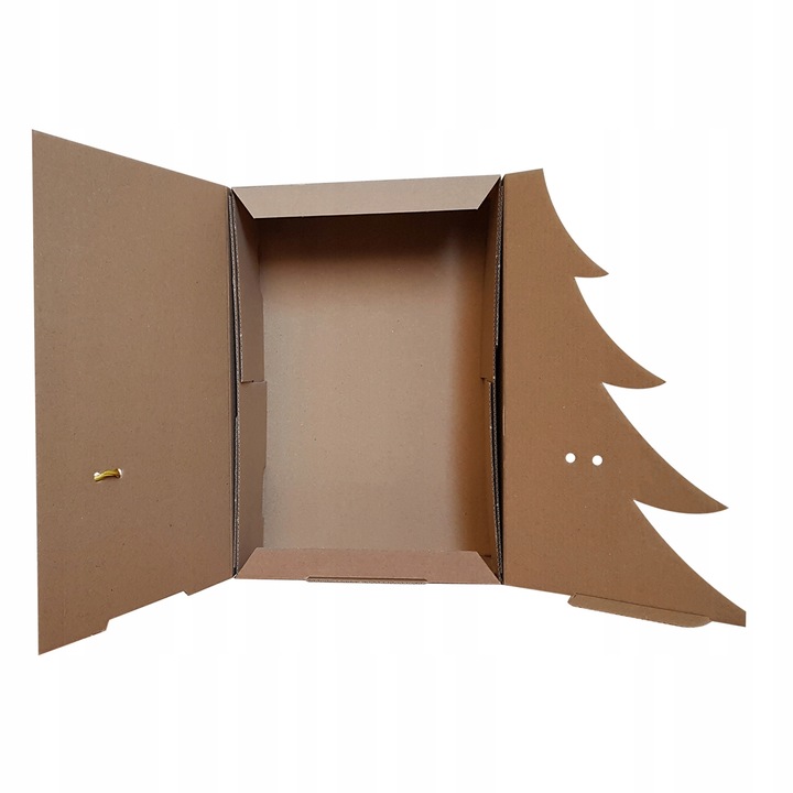 50 SZT - 1 SZT 13,80 BRUTTO PUDEŁKO PREZENTOWE 35x25x15 CM CHOINKA 1513